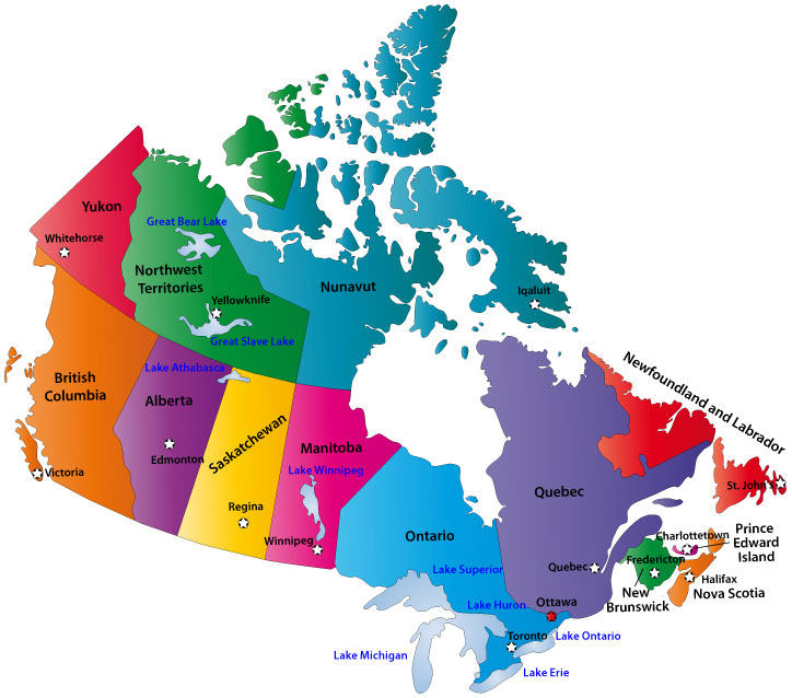 About Map-Of-Canada.org - Canadian Map Website